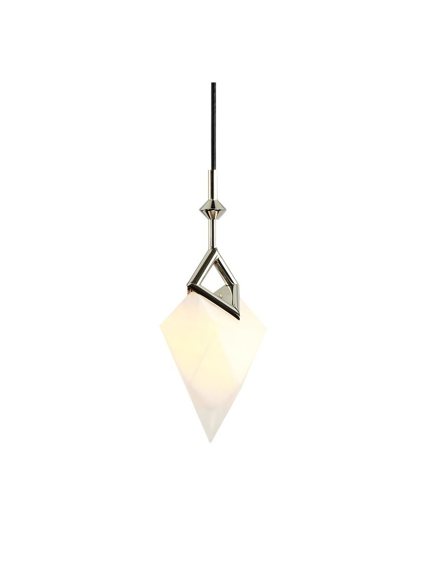 Seed single pendant lamp Roll & Hill black color front view