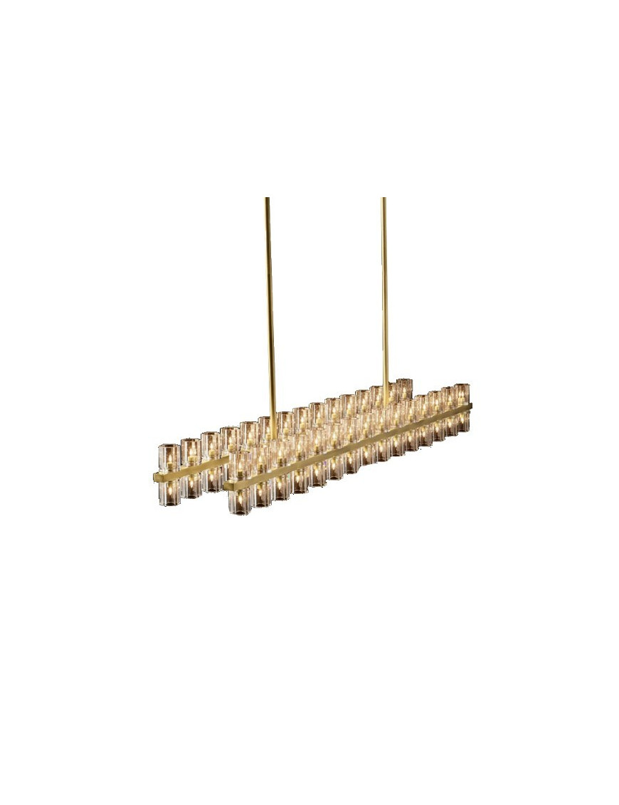 Rh linear store chandelier