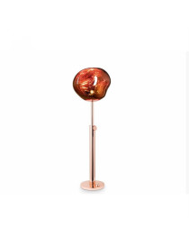 Melt floor lamp Tom Dixon copper color front view