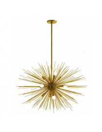 Zanadoo chandelier Arteriors brass color front view