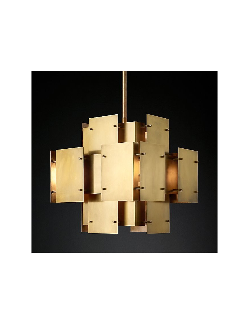 RH CONSTRUCTIVIST PANEL PENDANT LAMP 2