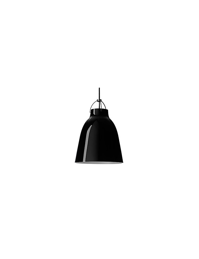 Caravaggio pendant lamp Light years black color front view