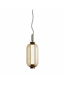 BAI MA MA LED Pendant lamp Parachilna transparent color front view