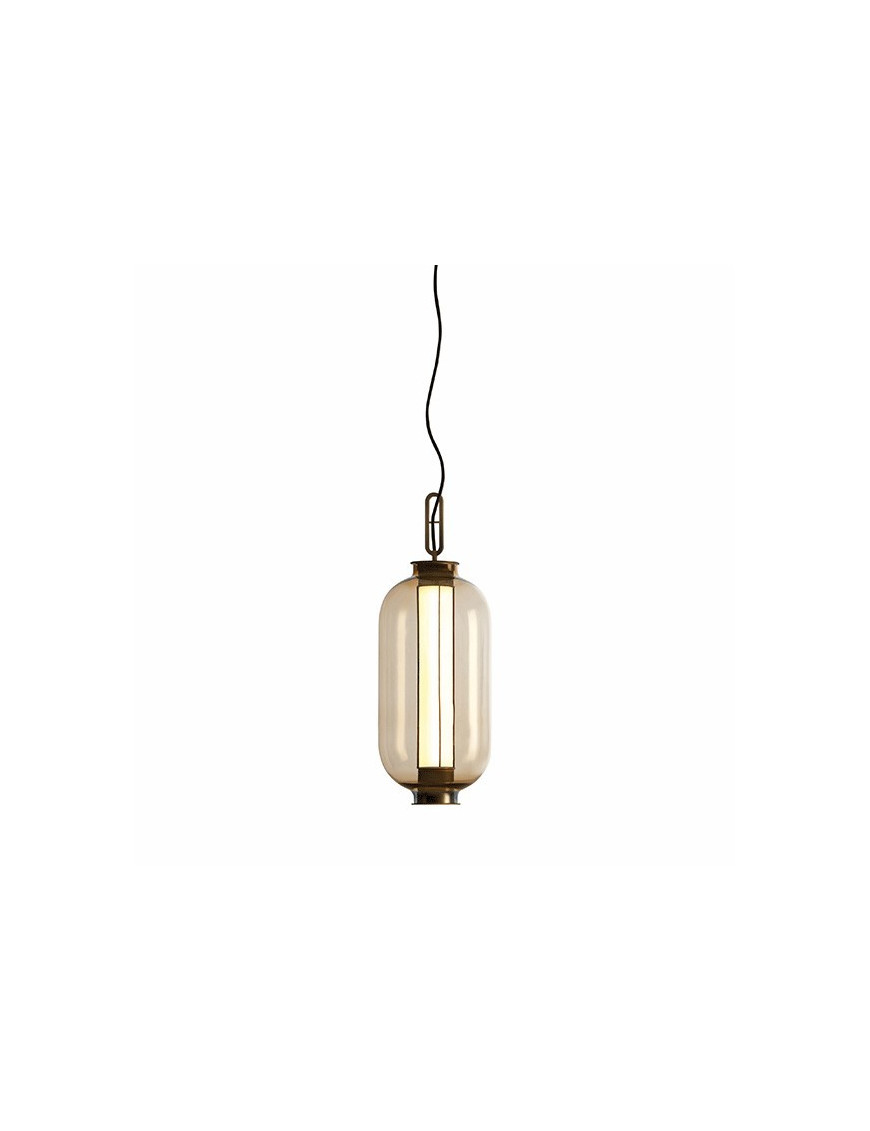 BAI MA MA LED Pendant lamp Parachilna transparent color front view