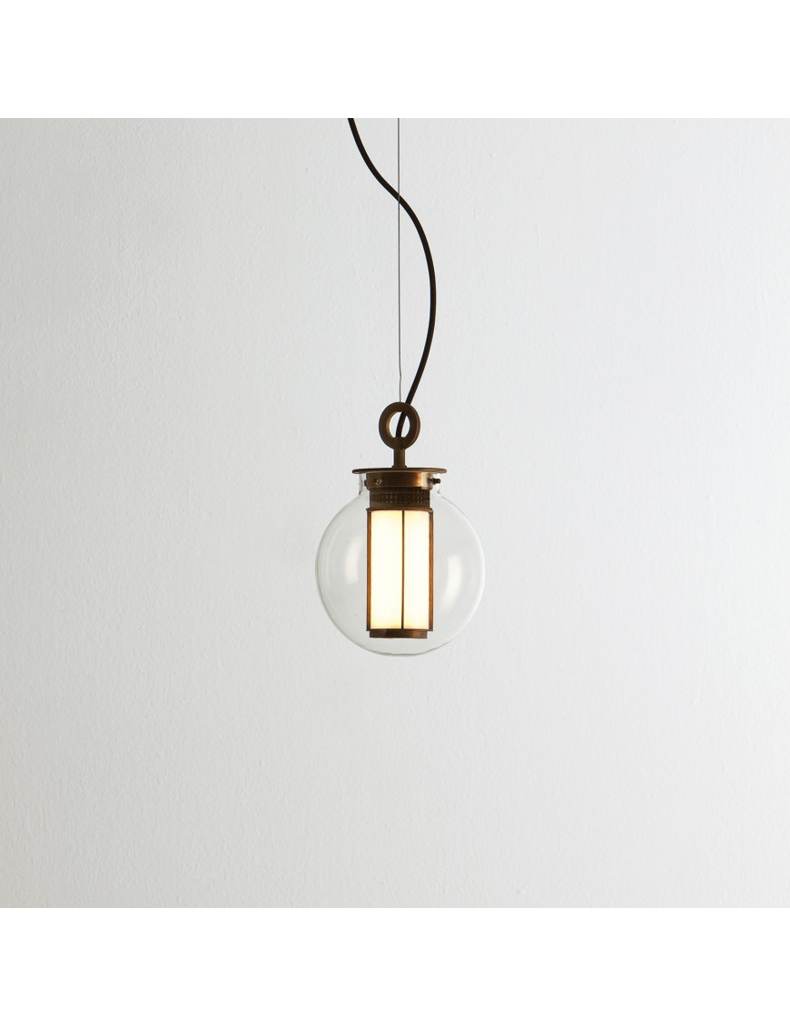 BAI DI DI LED Pendant lamp Parachilna transparent color front view