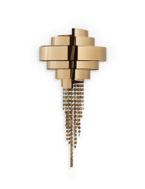 Guggenheim Wall Lamp Luxxu gold color