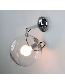 Miconos wall lamp Artemide transparent color in dining room