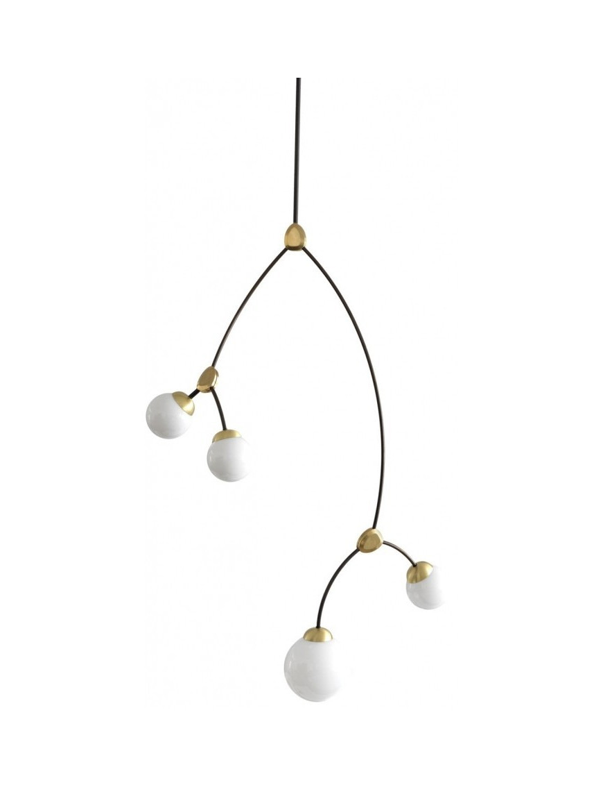 Ivy Vertical 4 Pendant Lamp CTO lighting white color