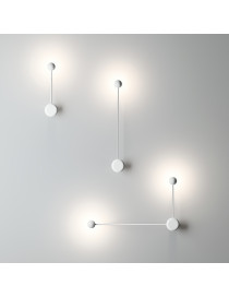 Pin Wall Lamp Vibia white color B / C / D