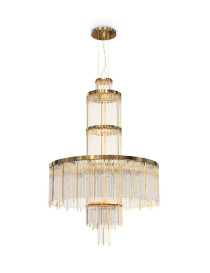 Pharo Chandelier Luxxu brass/nickel colo