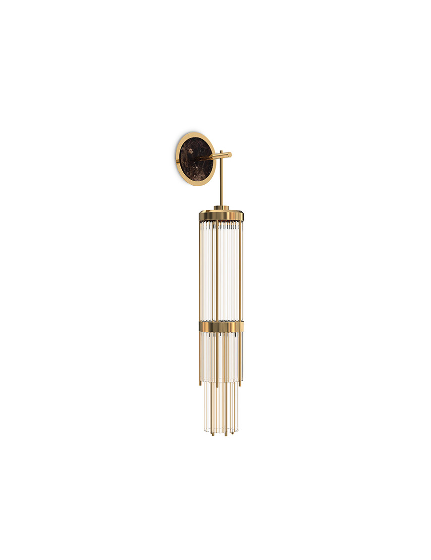 Pharo II Wall Lamp Luxxu brass/nickel color