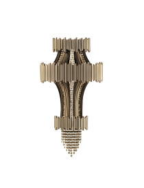 Scala Wall Lamp Luxxu brass color front view