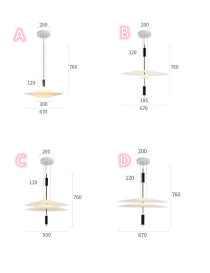 Vibia Flamingo LED PENDANT LAMP 2 layers