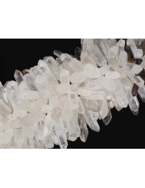 GEODE QUARTZ ROCK CRYSTAL LONG CIRCULAR LED CHANDELIER