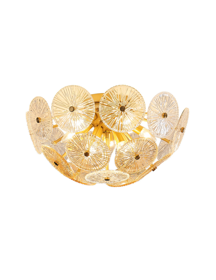 Lily Pad Glass Ceiling lamp - Luxury Designer Lighting︱Woo lighting