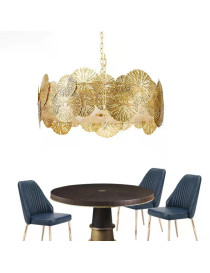 Lily Pad Brass Pendant Lamp| Woo Lighting & Lifestyle