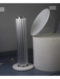 Taccia floor lamp Flos silver color with detail