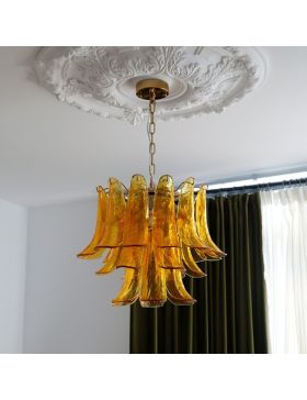 Vintage Murano Style Glass Chandelier