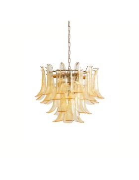Vintage Murano Style Glass Chandelier