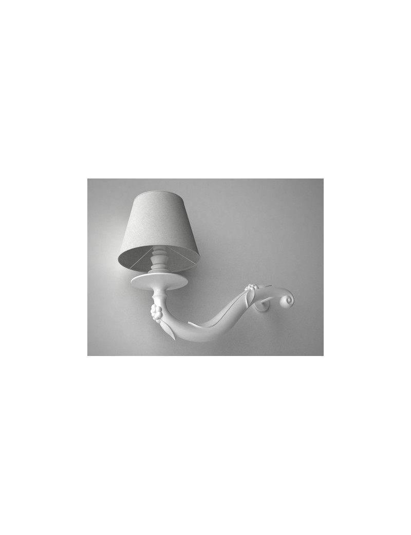  DEJA VU wall lamp Karman white color S front view