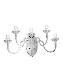 Edge D01 wall lamp Fabbian grey color front view