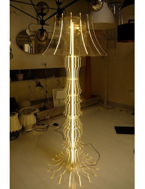 Josephine floor lamp Sander Mulder crystal color back view