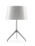 Lumière XXL style table lamp Foscarini white color front view