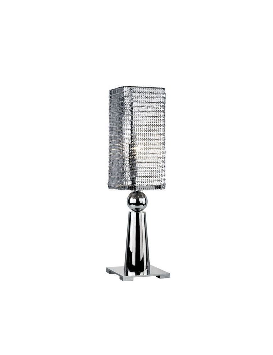 EXCALIBUR all media table lamp silver color S front view