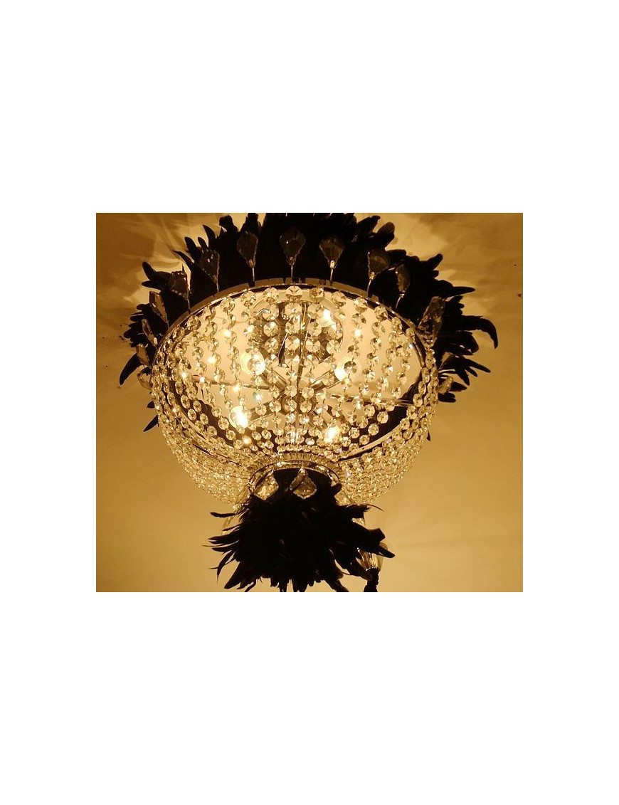 BIRD ceiling lamp green black color