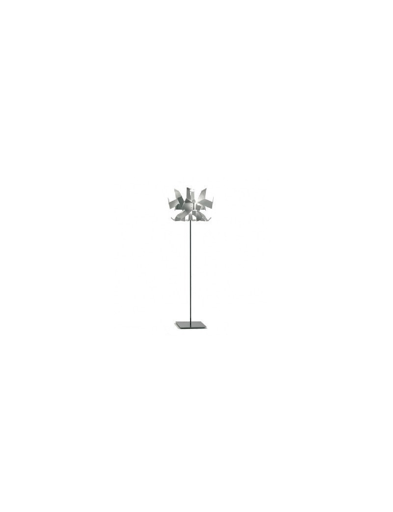 Glow floor lamp Pallucco white color front view