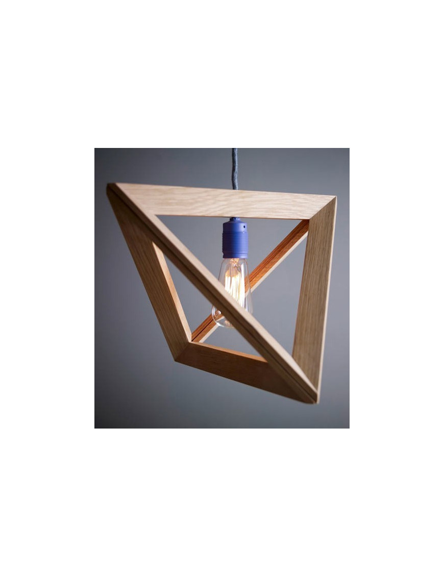 LAMPFRAME pendant lamp Kevin Reilly Lighting natural color 1 light with detail