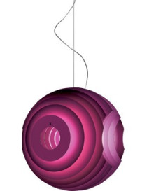 Supernova pendant lamp Foscarini fuchsia color front view