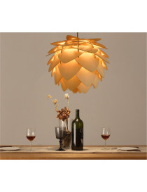 Crimean Pinecone II pendant lamp natural color Diam 60cm front view