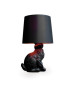 Rabbit table lamp Moooi black color front view