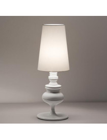 Joséphine Mini M table lamp Metalarte white color front view