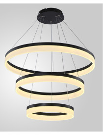 Modern Circle Round LED pendant lamp design 3 Ring