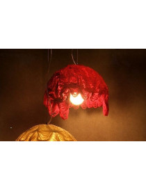 Marble pendant lamp Innermost red color side view