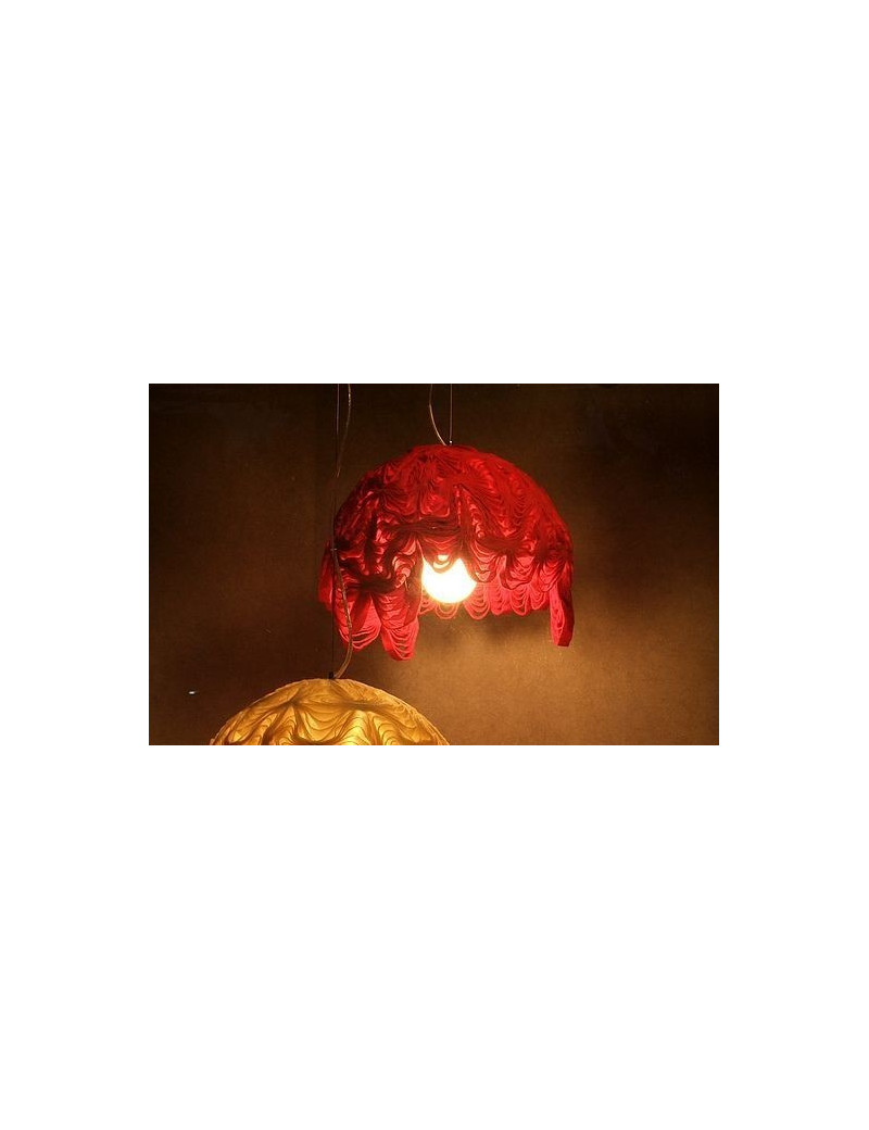 Marble pendant lamp Innermost red color side view