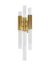 Waterfall wall lamp Luxxu gold color front view